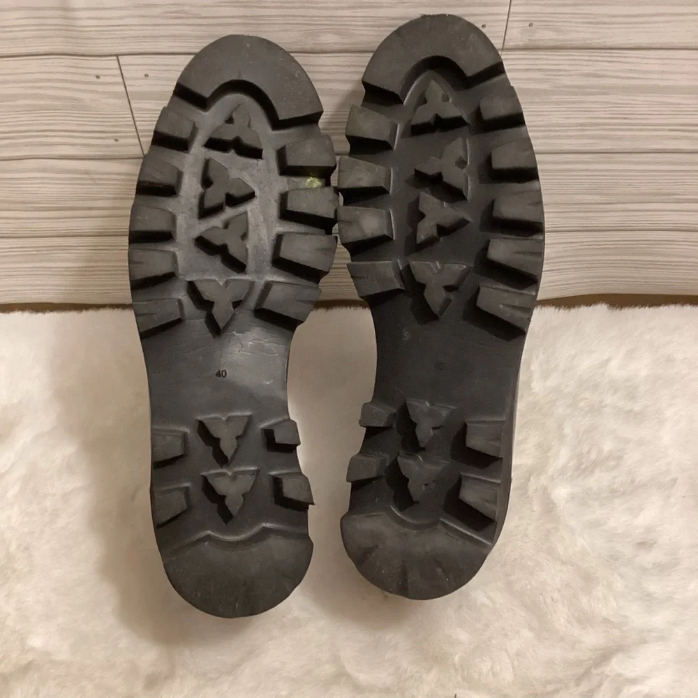 Women’s H&M Y2K Fashionable Chunky Loafers Size 8.5 - Picture 7 of 9